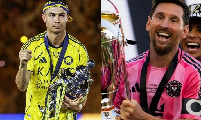 Niềm vui vỡ òa của các cầu thủ Al Nassr khi giành được danh hiệu cao quý